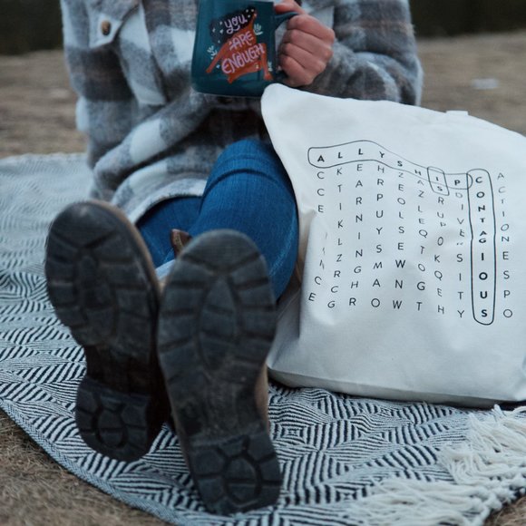 Tote Bag "Allyship Is Contagious" - Picture 5 of 5